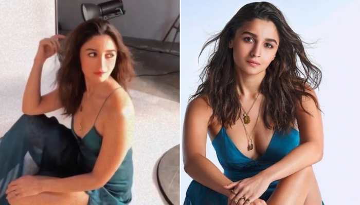 Alia Bhatt steals hearts in strappy blue dress, stuns in BTS video - Watch