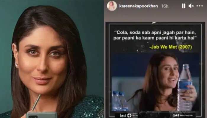 After Cristiano Ronaldo, Kareena Kapoor endorses water over Coca-Cola with hilarious 'Jab We Met' meme
