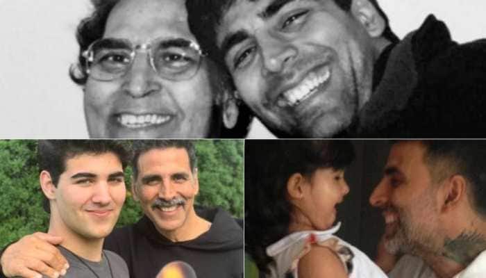 On Father&#039;s Day, Akshay Kumar thanks his dad for &#039;love and wisdom&#039;, shares pics with kids Aarav, Nitara