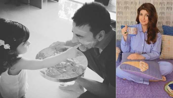 Twinkle Khanna shares Akshay Kumar's photo with daughter Nitara, says 'he is her wall'