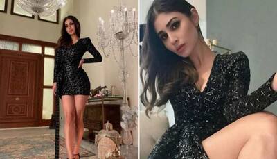 Mouni Roy's glam photoshoot in black shimmery bodycon dress is unmissable! 