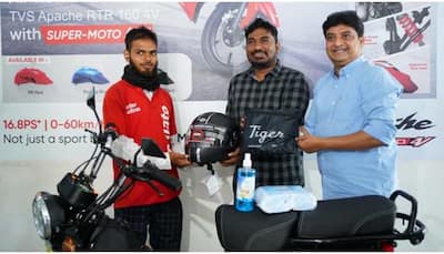 Hyderabad Food lovers gift motorbike to Zomato delivery man 