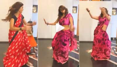 Viral video: South sensation Lakshmi Manchu's mad dance to Thalapathy Vijay's Vaathi Coming in a saree is high on energy! - Watch