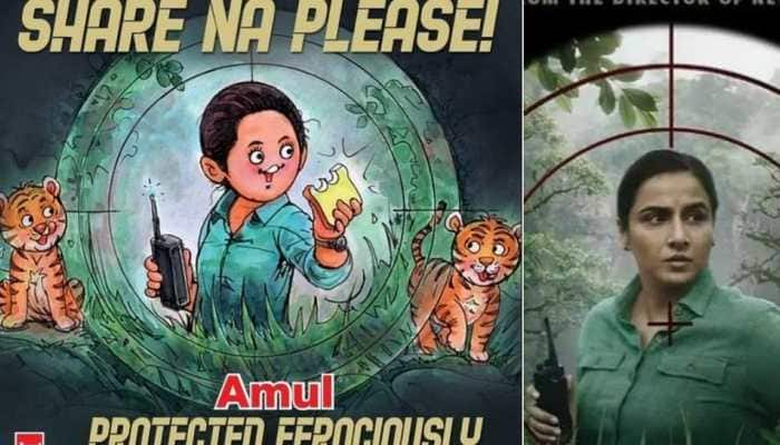 Amul gives a shoutout to Vidya Balan’s ‘Sherni’ act, actress reacts!