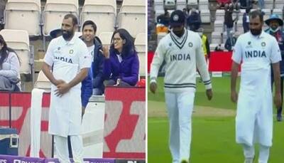 WTC Final: Mohammed Shami wears a towel while fielding, video goes viral – WATCH