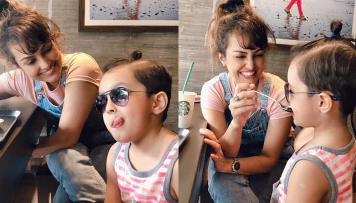 Nisha Rawal shares adorable photos with son Kavish amidst legal battle with husband Karan Mehra