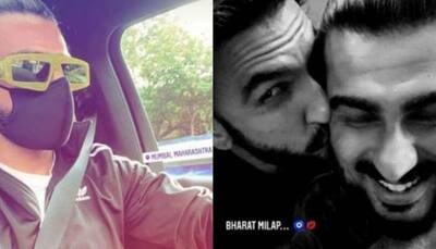 After their Bharat Milap, Ranveer Singh takes Arjun Kapoor for a drive in his new Mercedes Maybach GLS