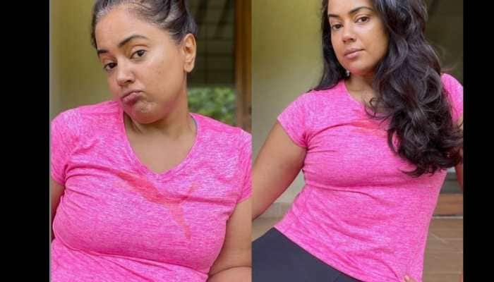 Sameera Reddy gives fans &#039;real&#039; fitness motivation, shares weight-loss progress pics 