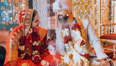 Actress Angira Dhar marries Love Per Square Foot director Vinay Tiwari, couple reveals they tied knot in April - See wedding pics