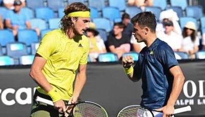 Wimbledon: Tsitsipas brothers join forces to play doubles