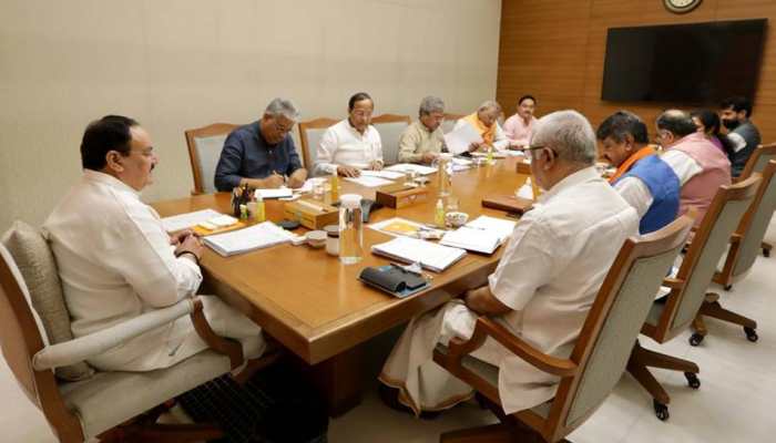 BJP top brass meet to discuss Assembly poll preparations for 5 states in 2022