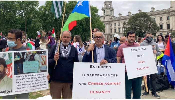 Free Balochistan Movement stage protest before British Parliament ...