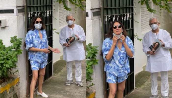 'Should I really even bother?': Neena Gupta on getting trolled for meeting Gulzar in shorts
