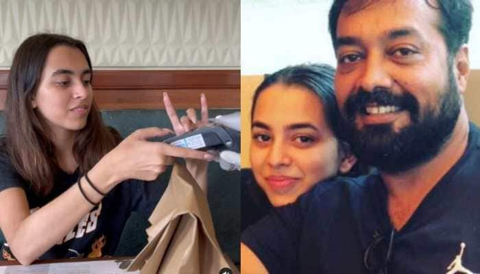 Anurag Kashyap&#039;s daughter Aaliyah pays lunch bill, proud papa records moment