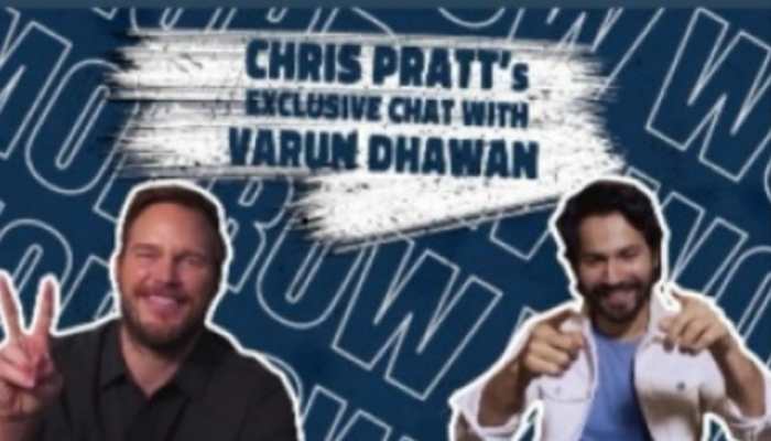 Chris Pratt dances to &#039;Tan tana tan&#039; with Varun Dhawan