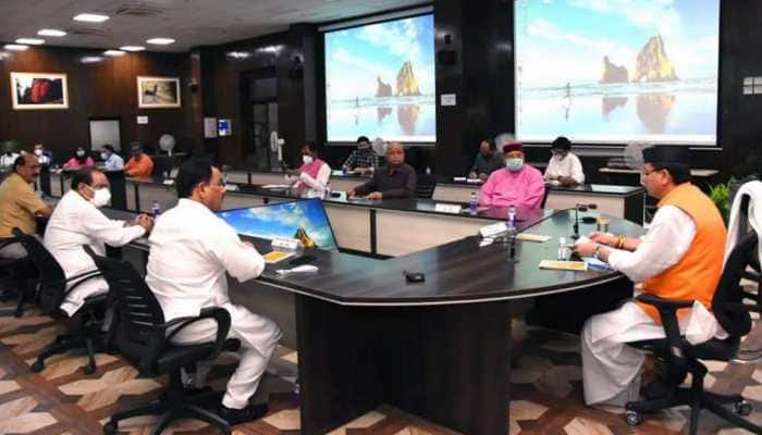 New Uttarakhand CM Pushkar Singh Dhami holds first cabinet meet