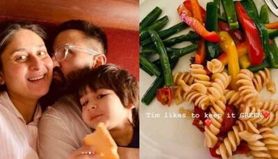 Whoa! Taimur Ali Khan turns chef for his mommy Kareena Kapoor Khan, serves her healthy meal- See Pic