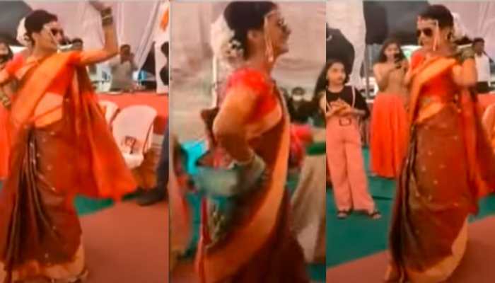 Viral video: This Marathi bride&#039;s super dancing entry on Sunny Leone&#039;s Mera Saiyaan Superstar song gets baraati grooving  - Watch