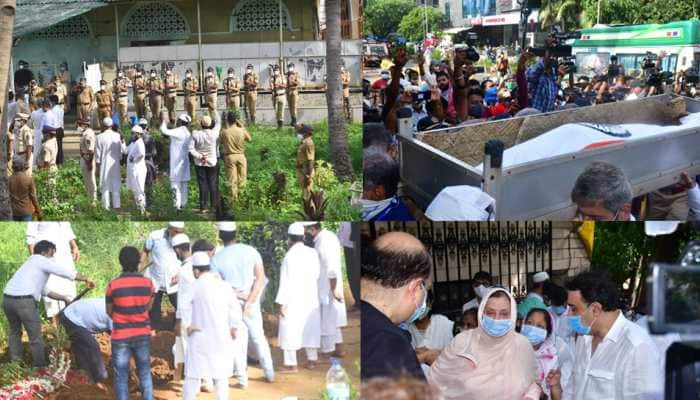 Dilip Kumar laid to rest with full state honours, wife Saira Banu and Bollywood celebs bid a tearful adieu!