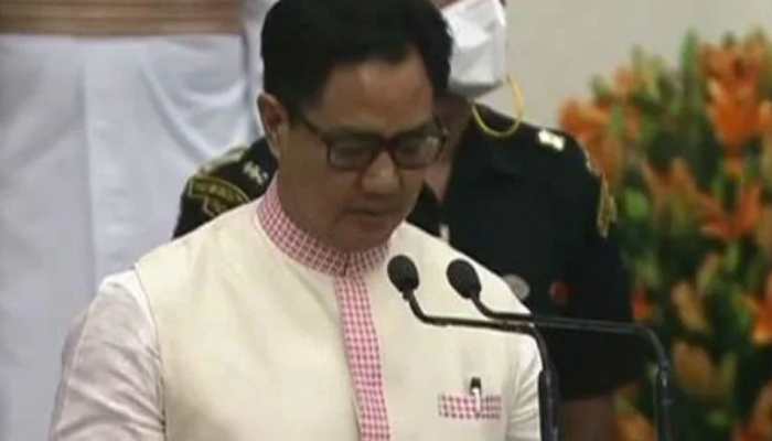 Union Cabinet expansion: Kiren Rijiju, BJP’s most recognisable face in Northeast, sworn in as Union minister