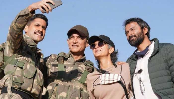 Aamir Khan-Kiran Rao welcome Naga Chaitanya onboard 'Laal Singh Chaddha', pose for pic together!
