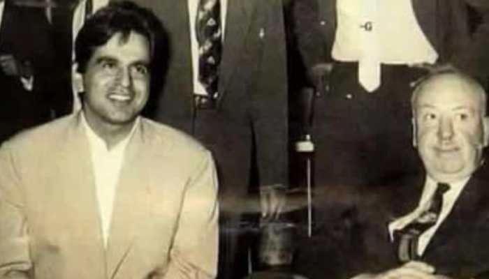 Sudhir Mishra shares rare photo of Dilip Kumar with Alfred Hitchcock