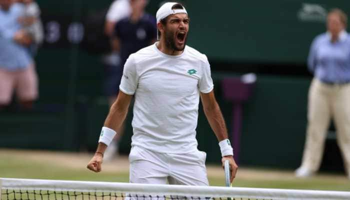 Matteo Berrettini books Wimbledon final berth with win over Hubert Hurkacz 