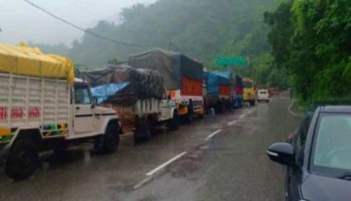 Jammu and Kashmir national highway closed as rainfall trigger massive landslide
