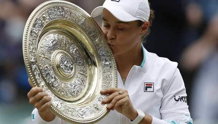 Wimbledon 2021: Ashleigh Barty battles past Karolina Pliskova to clinch title