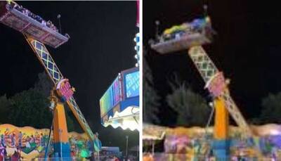 Amusement ride spins out of control at a carnival, caught on camera - Watch 