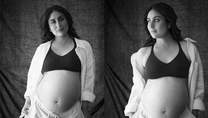 Kareena Kapoor glows in monochrome portraits of second pregnancy with Jeh! - See pics