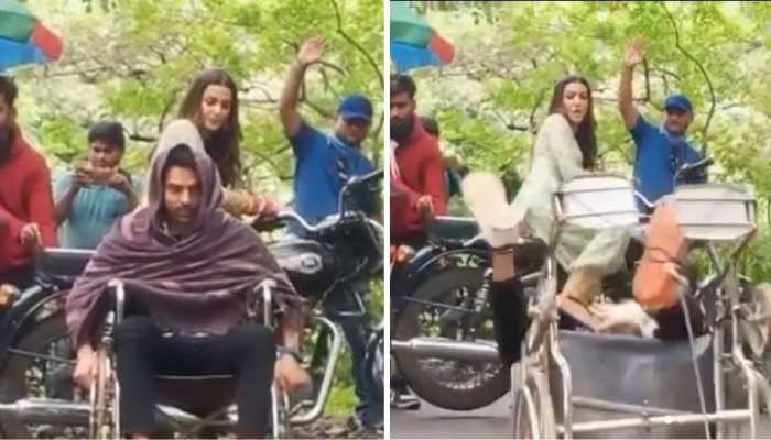 TV actor Adhvik Mahajan shares videos of his wheelchair stunt gone wrong! - Watch