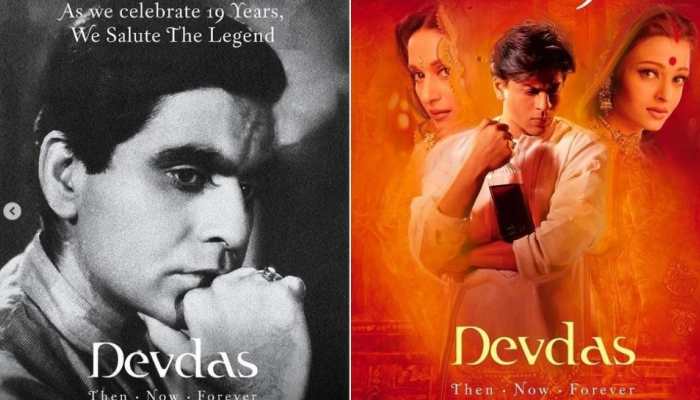 19 years of &#039;Devdas&#039;: Madhuri Dixit pays tribute to late Dilip Kumar