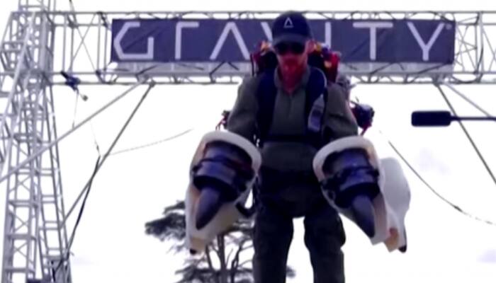 Is it a bird? Is it a plane? No, it’s a human flying &#039;Iron Man&#039; like jet suit: WATCH 