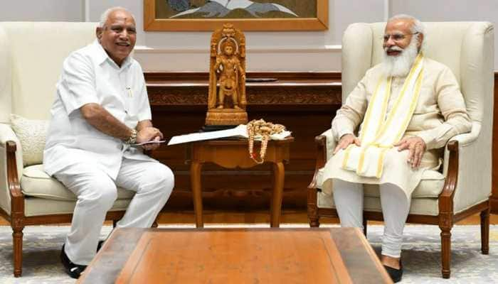 Karnataka CM Yediyurappa meets PM Modi, discusses several development works