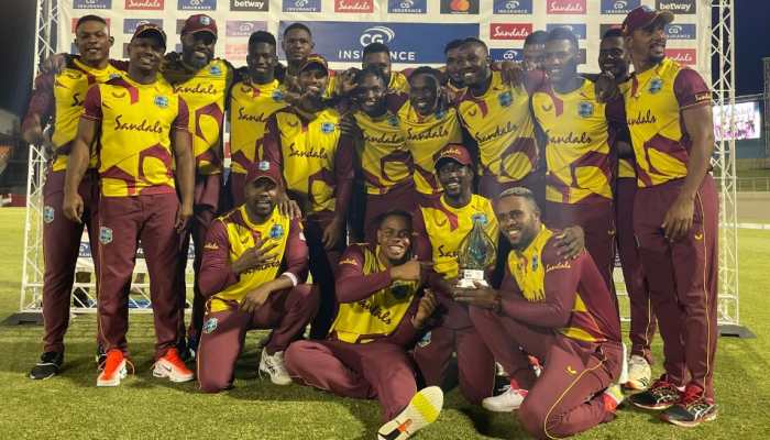 Evin Lewis stars as West Indies beat Australia by 16 runs, take T20 series 4-1