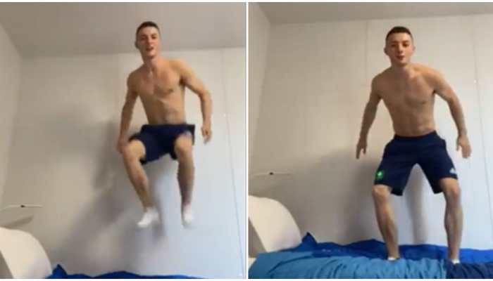 'Anti-sex' bed at Tokyo Olympics? Irish gymnast posts hilarious video