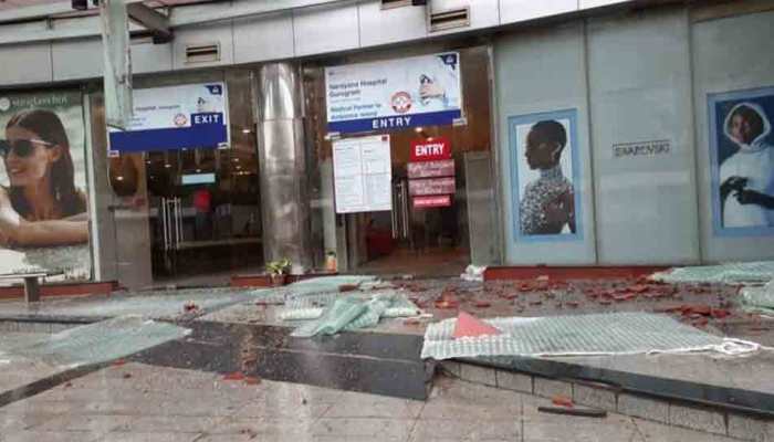 Gurugram's Ambience Mall closed after portion of roof collapses amid heavy rain