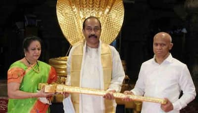 Rs 1 crore sword offered to Lord Balaji of Tirupati
