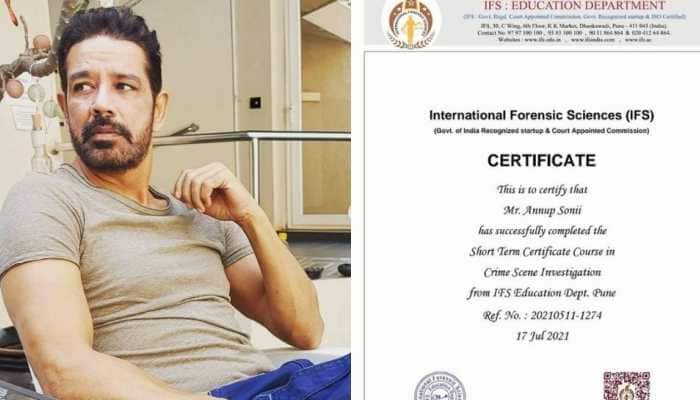 &#039;Crime Patrol&#039; host Anup Soni expresses happiness on completing &#039;Crime Scene Investigation&#039; course