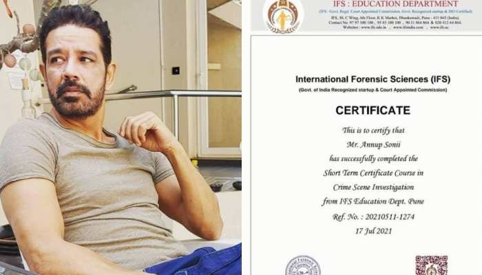 'Crime Patrol' host Anup Soni expresses happiness on completing 'Crime Scene Investigation' course