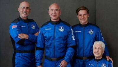 Jeff Bezos, world’s richest man, reaches space in his company's first flight