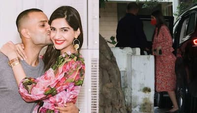 Sonam Kapoor steps out in red floral maxi dress, sparks pregnancy rumours - See viral pics
