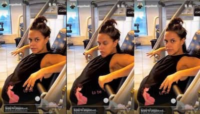 Pregnant Neha Dhupia's workout session leaves fans inspired 
