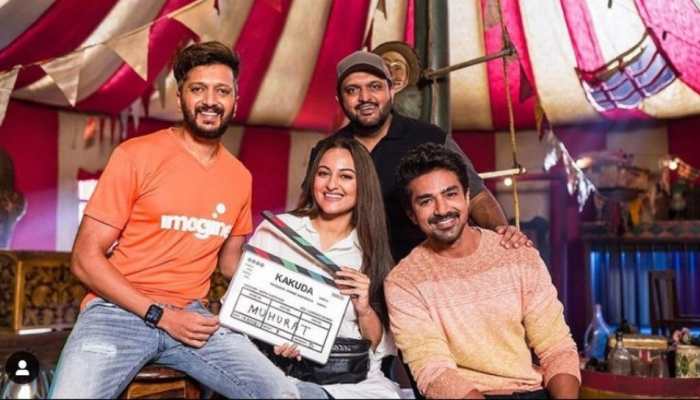 Sonakshi Sinha celebrates Eid on sets of 'Kakuda'