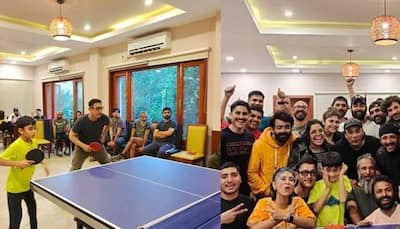After divorce announcement, Aamir Khan and Kiran Rao play table tennis with son Azad, pics go viral!