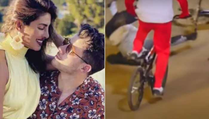 Priyanka Chopra's hubby Nick Jonas bike accident video goes viral among ...