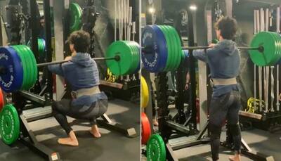 Tiger Shroff gets inspired by Mirabai Chanu, lifts 140 kgs during barbell squats