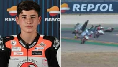 WATCH: 14-year-old motorbike rider Hugo Millan dies after crash at junior championship race