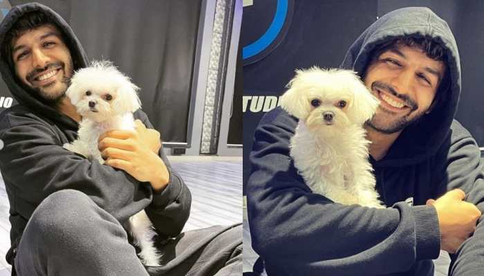Kartik Aaryan shares adorable photos with his furry buddy